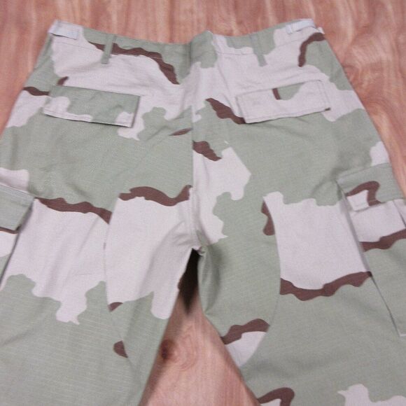 Military Desert Camo Ripstop Tactical Pants Sz XL Double Knee Cargo Utility NWT - Picture 7 of 16
